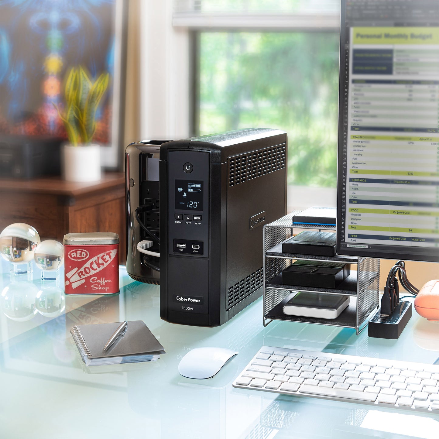 1500VA / 900 Watts True Sine Wave Uninterruptible Power Supply (UPS)